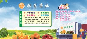 电商水果背景墙