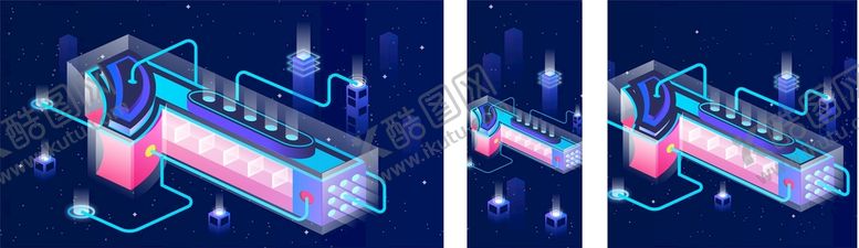编号：10639709132155363516【酷图网】源文件下载-扁平2.5d插画