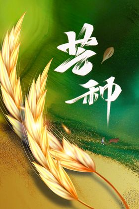 芒种活动海报宣传素材