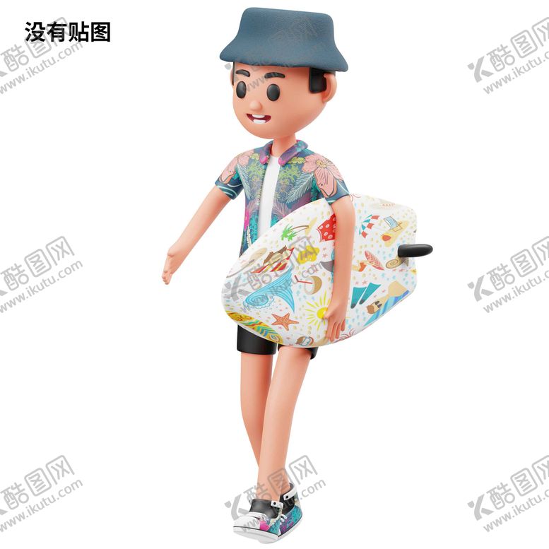 编号：84339201252052009517【酷图网】源文件下载-C4D模型卡通男孩