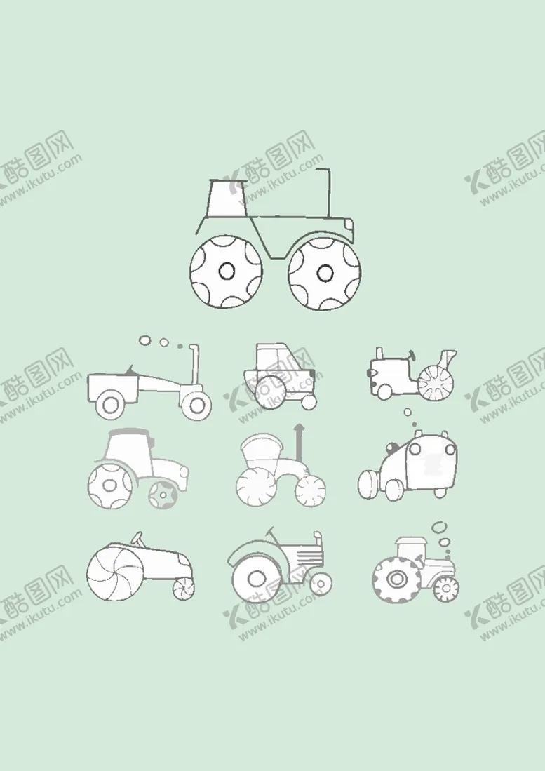 编号：99470310241158566269【酷图网】源文件下载-简笔画汽车