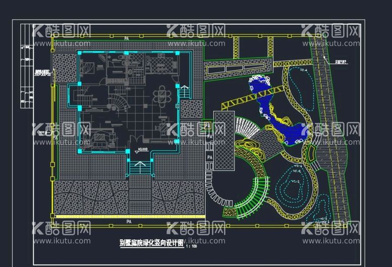 编号：94456712300316424028【酷图网】源文件下载-别墅绿化