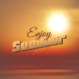 夏天太阳背景