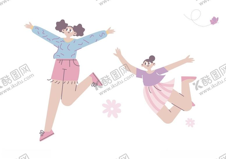 编号：37487002070046353194【酷图网】源文件下载-女孩插画