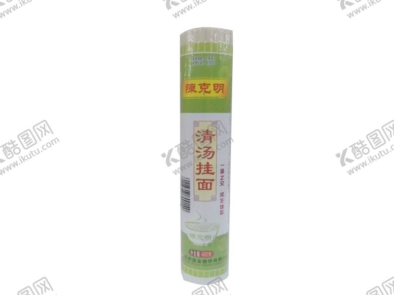 编号：42491309191417234783【酷图网】源文件下载-陈克明清汤挂面400g
