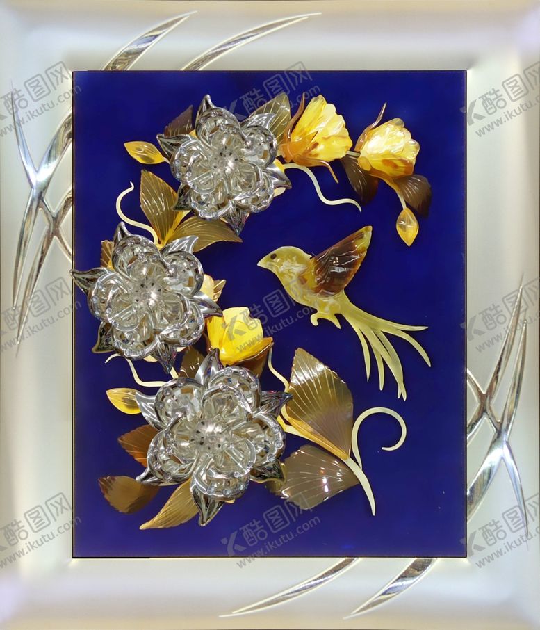 编号：88073509120602575969【酷图网】源文件下载-花鸟珠宝浮雕