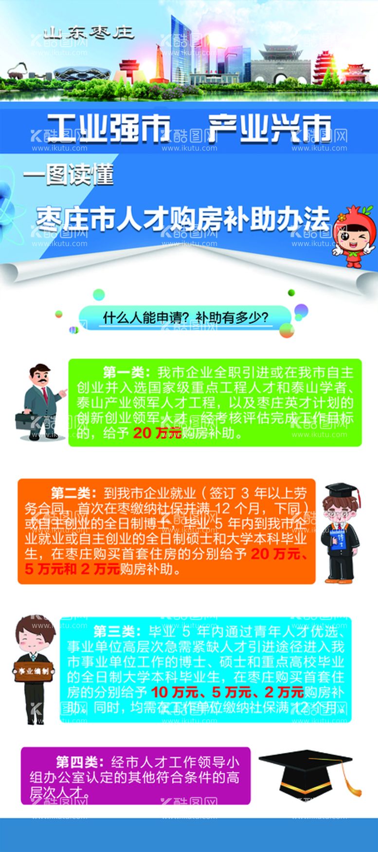 编号：96453711161430317769【酷图网】源文件下载-枣庄市人才购房补助办法