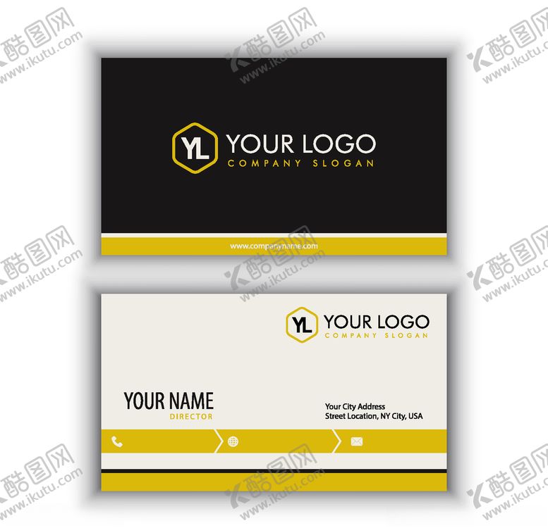 编号：45397509230558197312【酷图网】源文件下载-名片模板