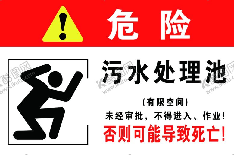 编号：73887201281244108511【酷图网】源文件下载-污水处理警示牌