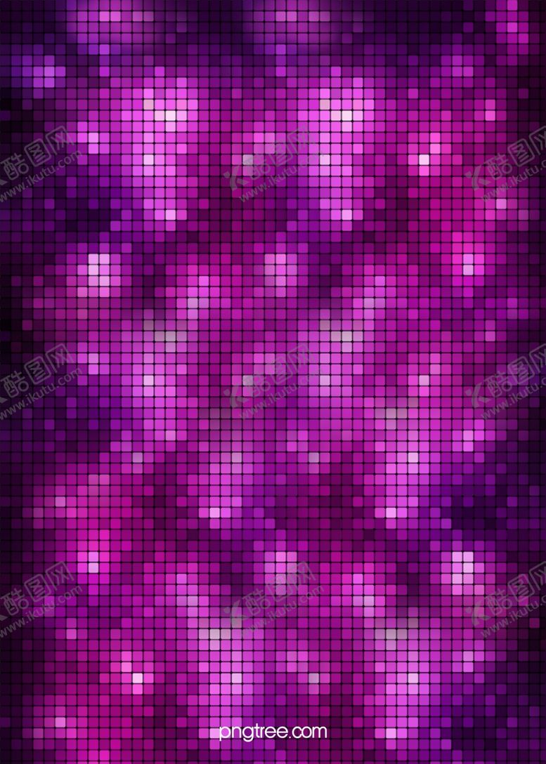 编号：64989209241712295688【酷图网】源文件下载-紫色方块马赛克闪光背景