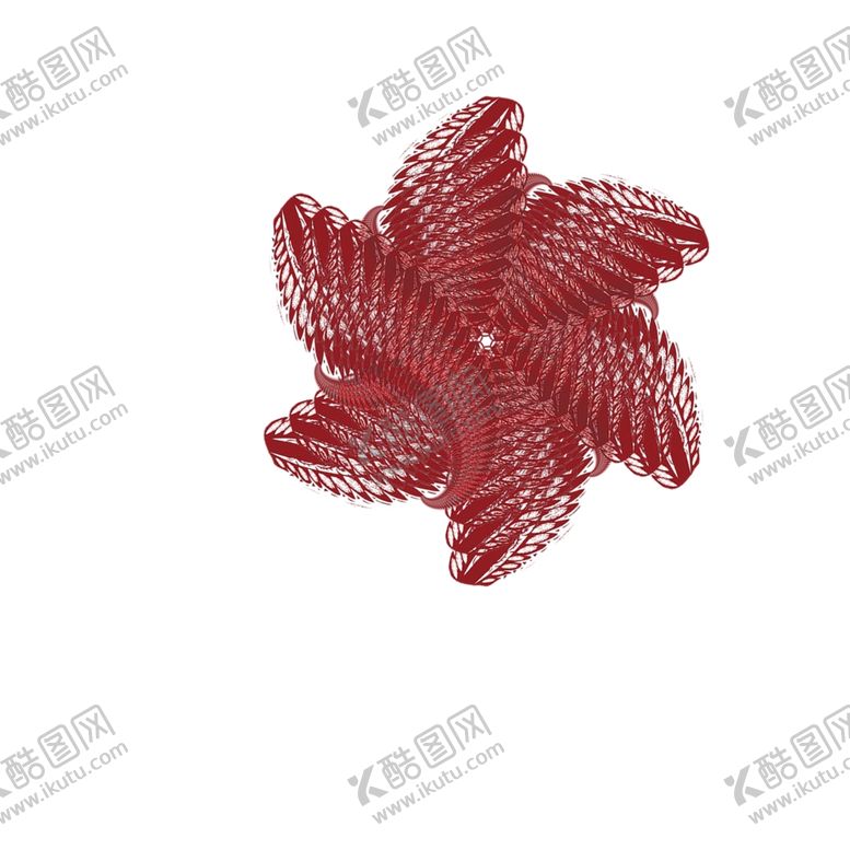 编号：94422210112038112214【酷图网】源文件下载-旋转图案红色花纹设计