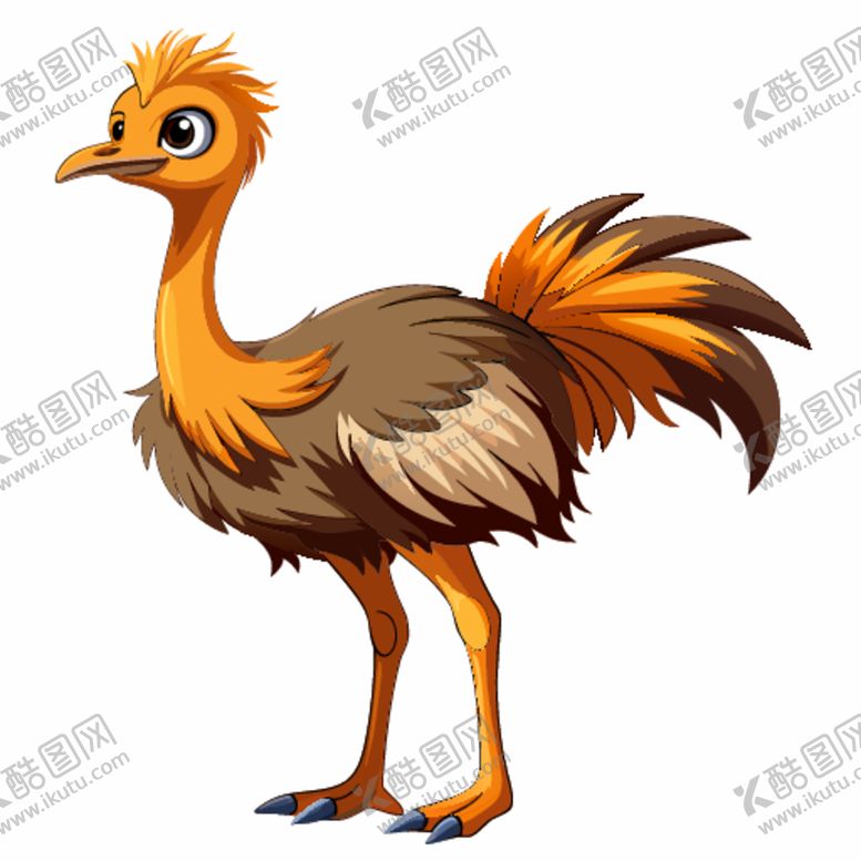 编号：42674201260151555147【酷图网】源文件下载-拟真风格鸵鸟