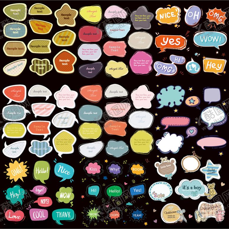 编号：66121410150330043369【酷图网】源文件下载-矢量对话框边框