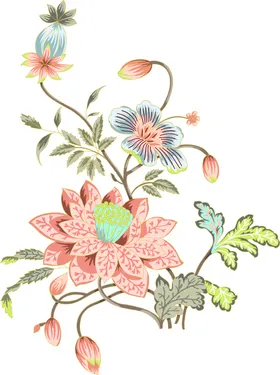 清新森系花枝