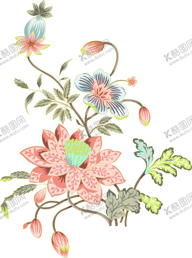 编号：92142909281427389188【酷图网】源文件下载-清新森系花枝