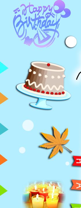 生日主题T台布