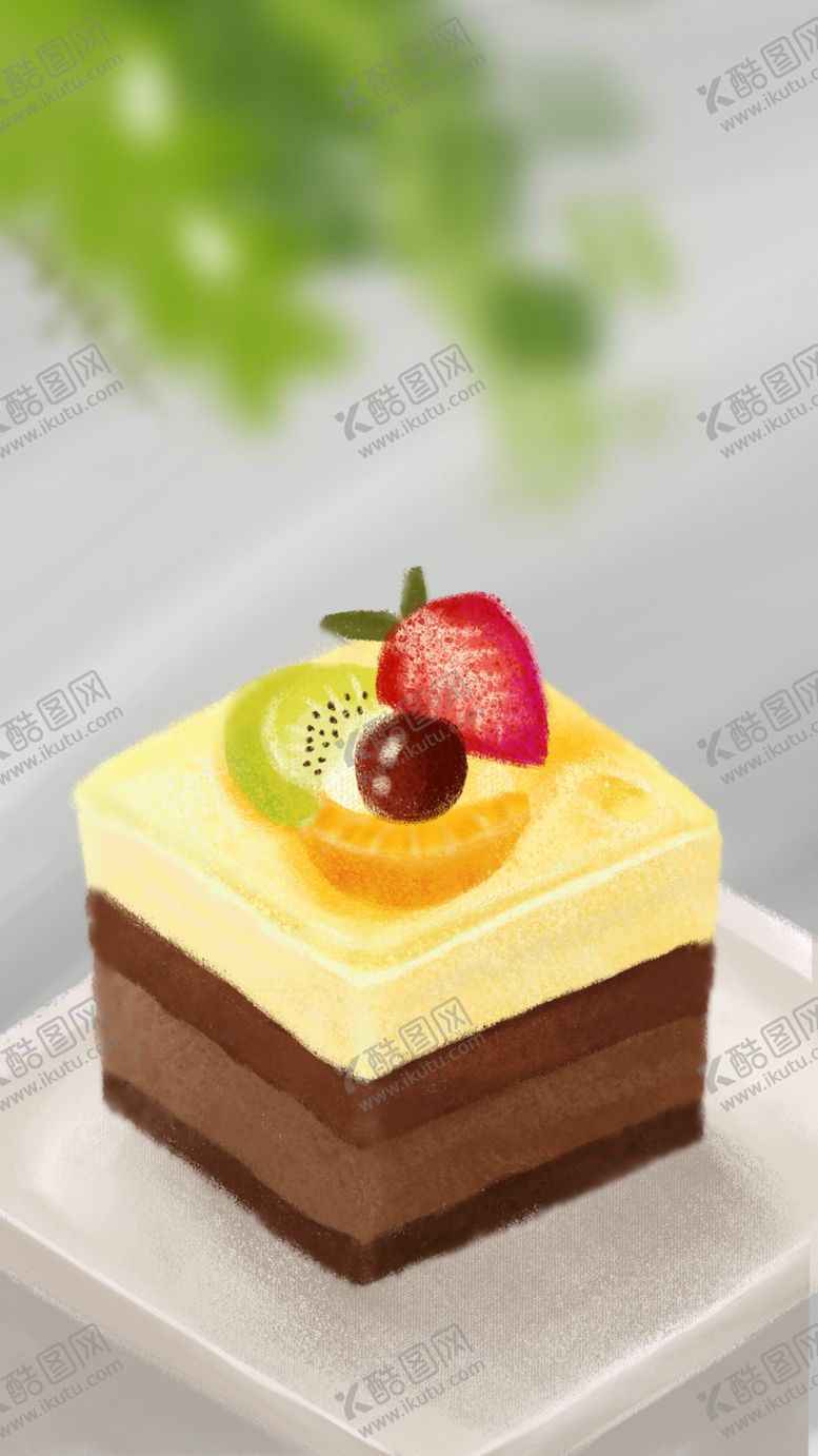 编号：68030206240200138274【酷图网】源文件下载-蛋糕插画