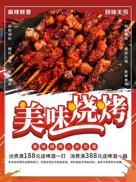 美味烧烤招牌