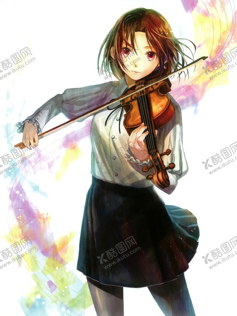 编号：21770009241940027094【酷图网】源文件下载-二次元美女手绘插画图片