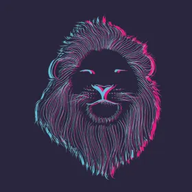 狮子大牌高端印花潮流