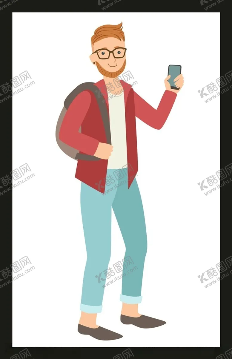 编号：74046001312345577891【酷图网】源文件下载-手绘男人男孩