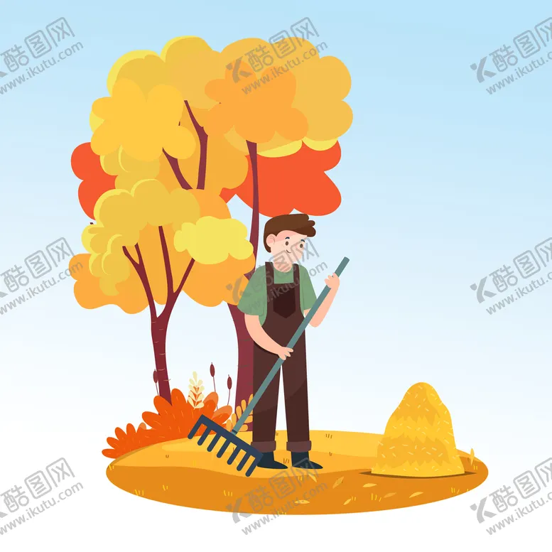 编号：91056310091228310195【酷图网】源文件下载-扫落叶