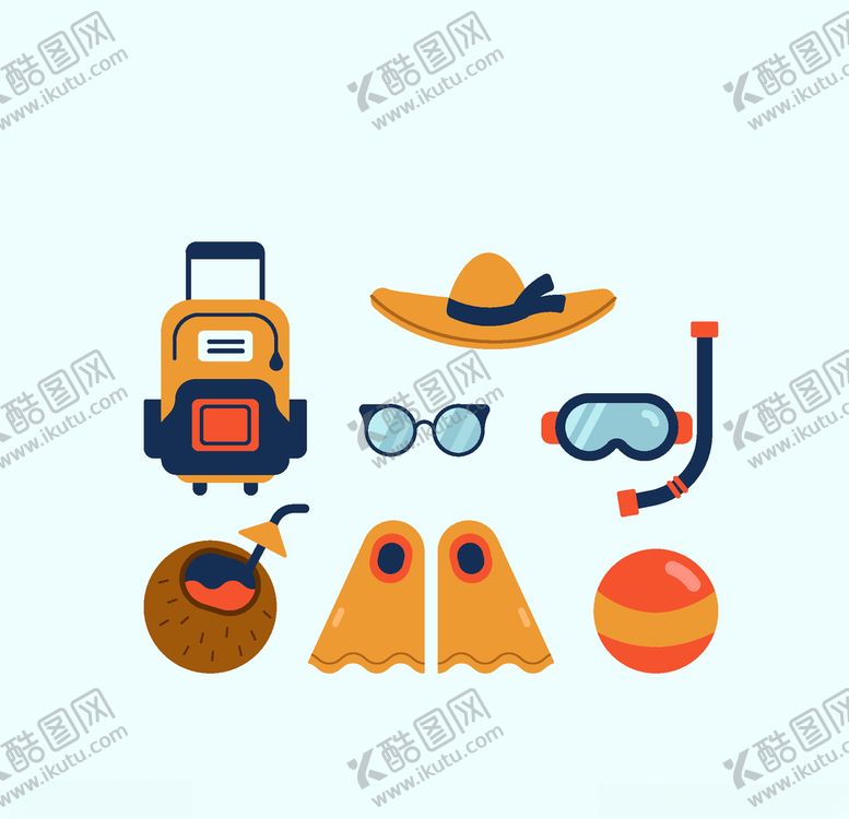编号：72232106250043127534【酷图网】源文件下载-旅行元素