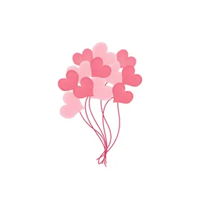 桃心花