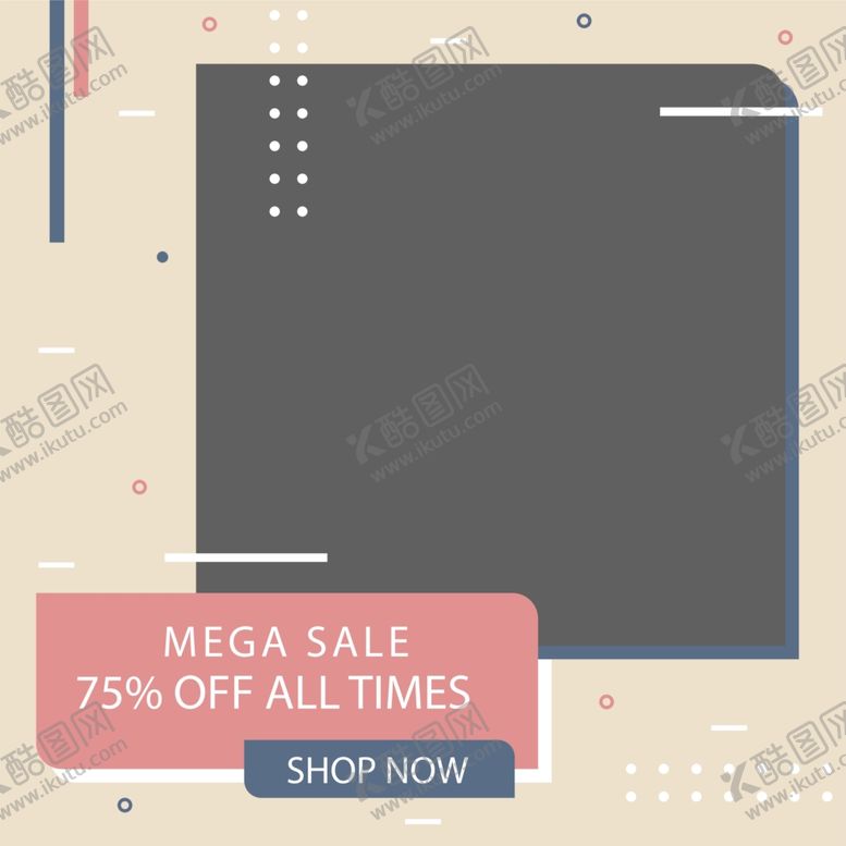 编号：85132710130811554307【酷图网】源文件下载-方形简约海报