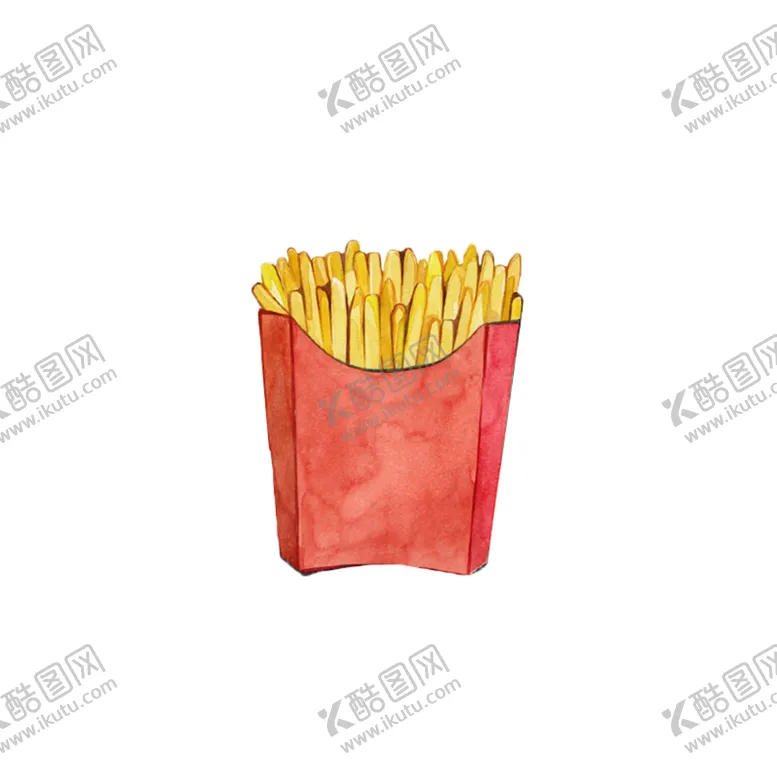 编号：64213206290741158031【酷图网】源文件下载-快餐薯条