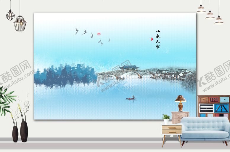 编号：40315609151245420261【酷图网】源文件下载-风景画 