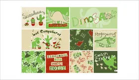 圣诞主题节日装饰图案集