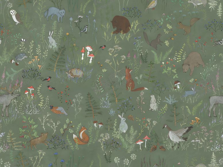 编号：46418509200819352586【酷图网】源文件下载-动物植物印花