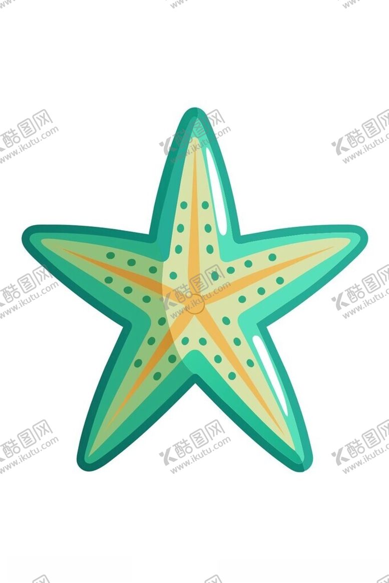 编号：93569301271939397863【酷图网】源文件下载-海星矢量插图图标