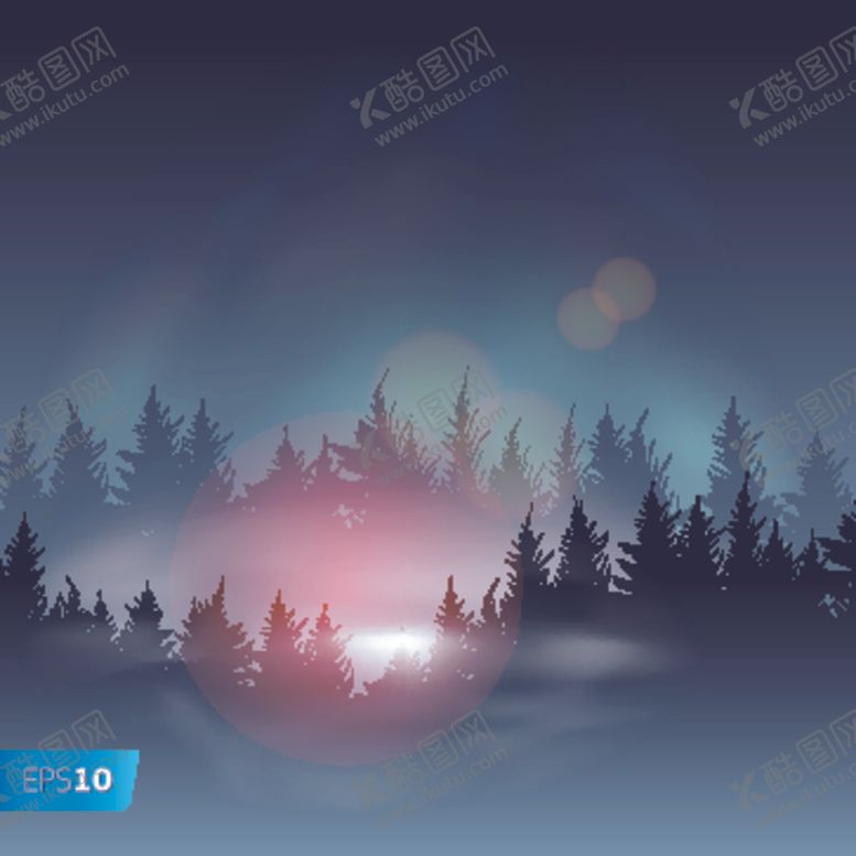 编号：82876009091019513667【酷图网】源文件下载-雾气蒙蒙海报背景设计素材夜晚