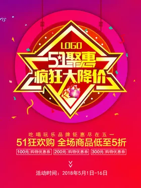 51劳动节致敬劳动者宣传海报模板活日素材