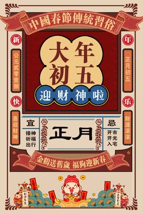正月初五回娘家一大年