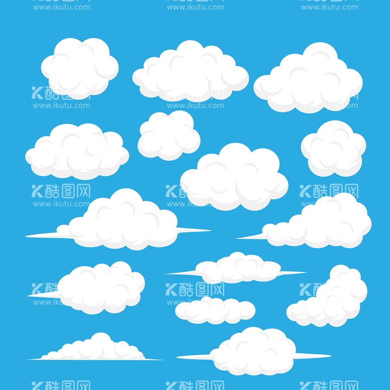 编号：91764210101948555279【酷图网】源文件下载-各种云朵