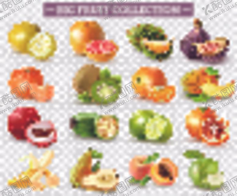 编号：52661709132211576090【酷图网】源文件下载-矢量水果素材