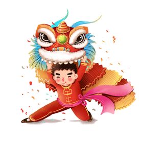 春节舞狮