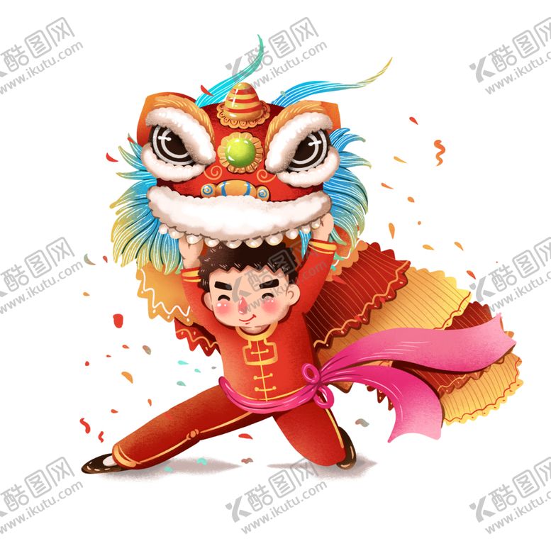 编号：21361105081843153112【酷图网】源文件下载-春节舞狮