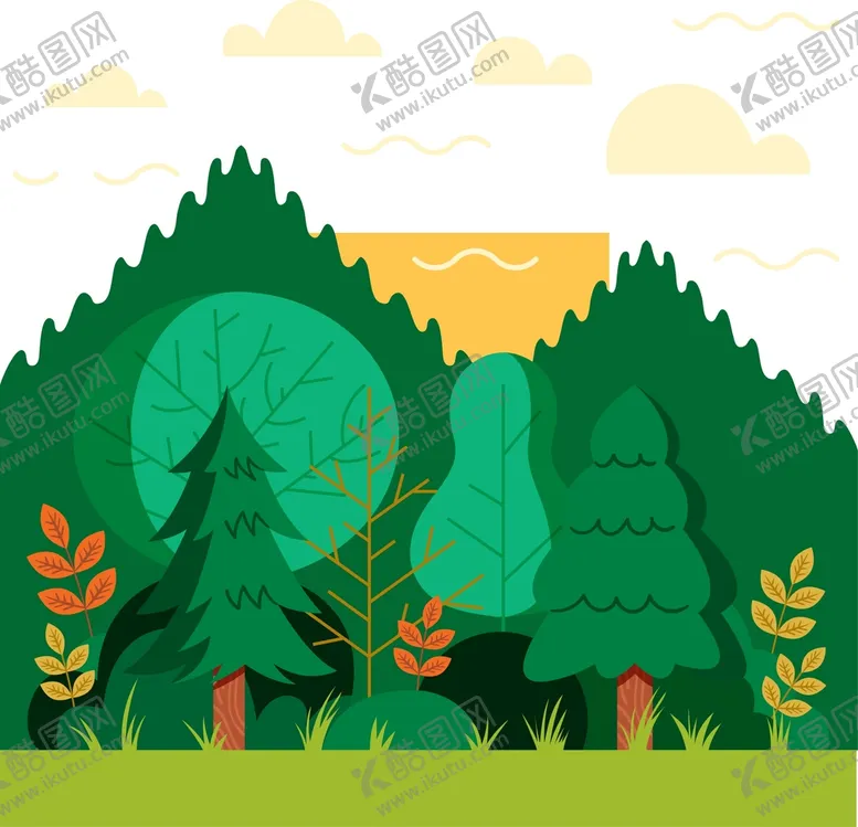 编号：02589410101853328746【酷图网】源文件下载-森林背景
