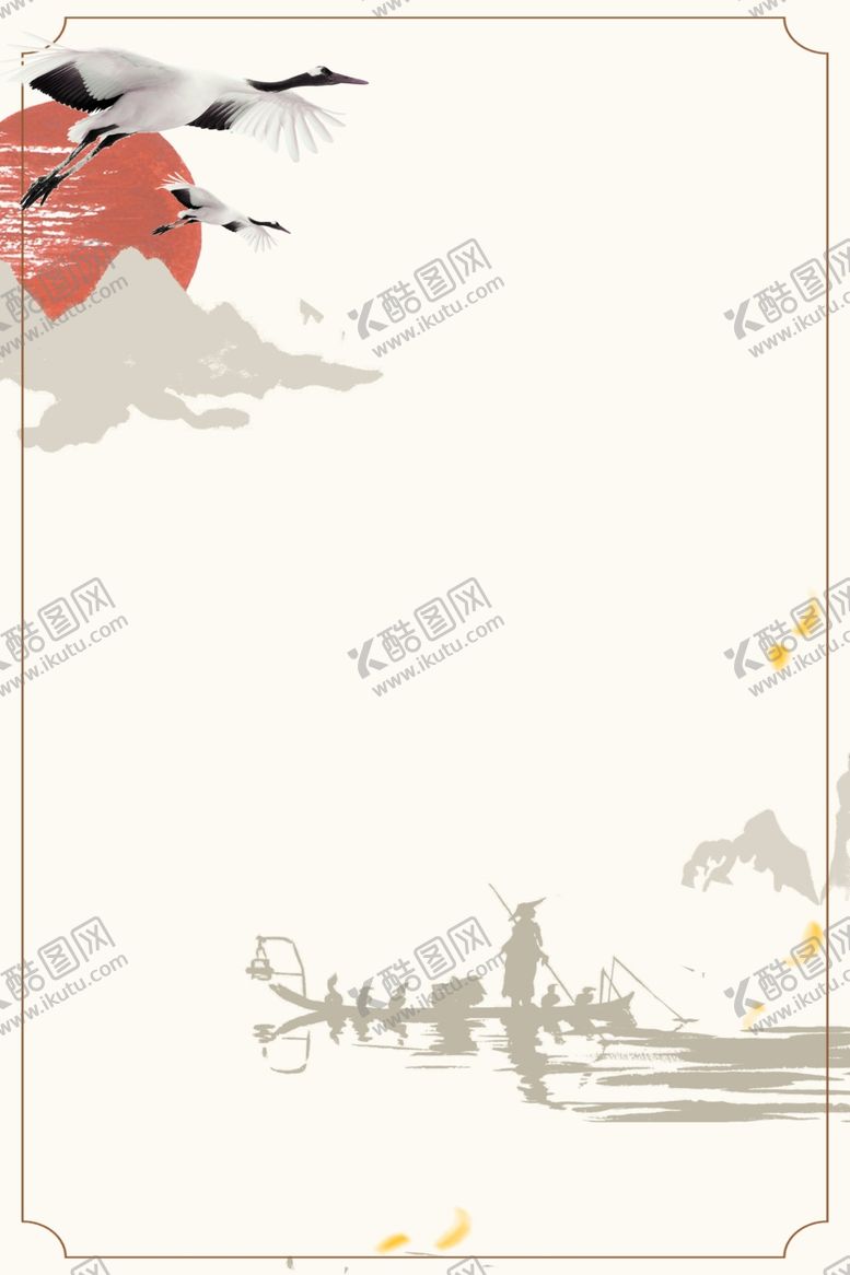 编号：97671704170203381116【酷图网】源文件下载-中国风古风背景海报