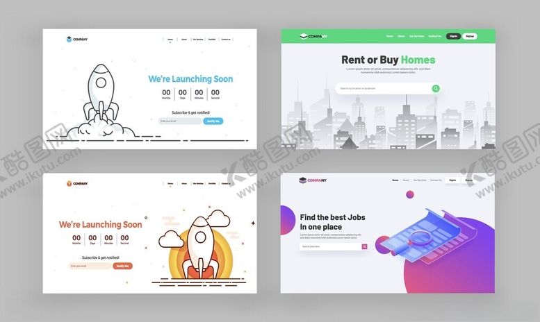 编号：91332509262314586895【酷图网】源文件下载-多样网页设计界面展示