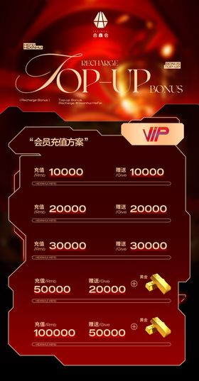 酒吧夜店ktv会所会员充值返利海报