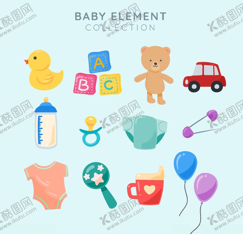 编号：60809410081403153712【酷图网】源文件下载-婴儿元素相关