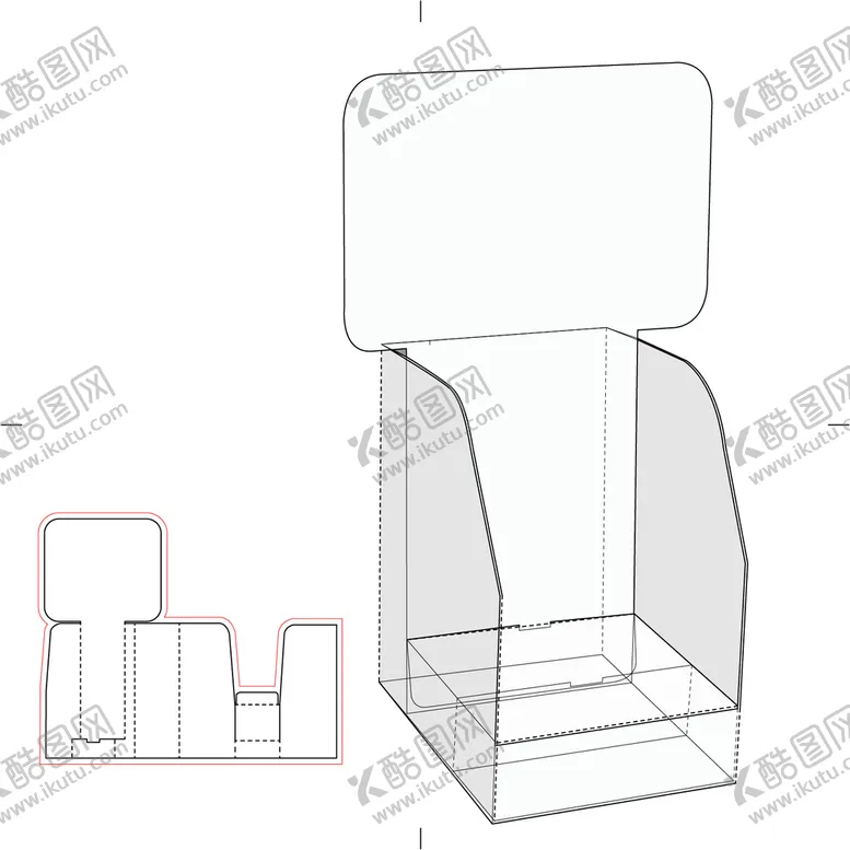 编号：84361909130543512078【酷图网】源文件下载-包装盒刀版图 刀模图刀版