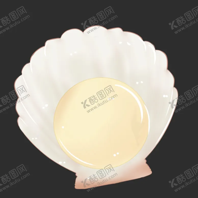 编号：97513902220337402686【酷图网】源文件下载-手绘贝壳插画