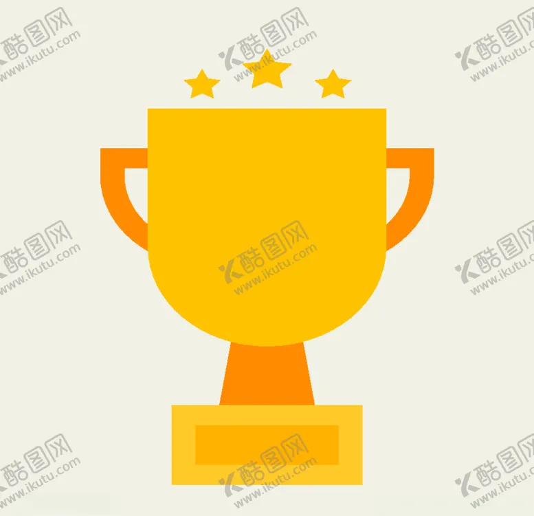 矢量奖杯品比赛冠军