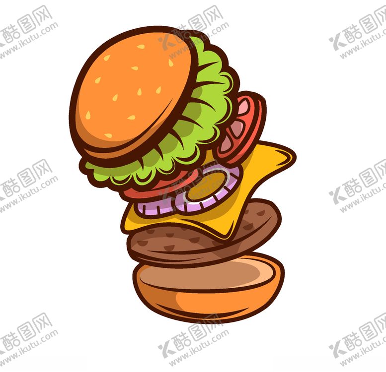 编号：64940906260711559568【酷图网】源文件下载-炸裂汉堡快餐美食模板
